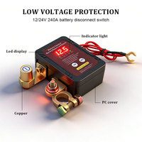 Interrupteur à distance en gros pour système de maison intelligente, déconnexion de batterie 12V avec affichage LED de tension, arrêt automatique de l'alimentation