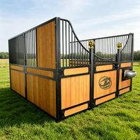 Écurie modulaire polyvalente pour chevaux, équipement d'écurie mobile préfabriqué en vente en gros, état neuf, pour ferme équestre