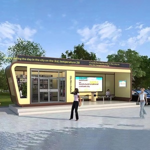 City Station Internet Celebrity Mobile Panoramic View Room <b>Light</b> Luxury Station Outdoor Service Station <b>Space</b> - Product Image 2