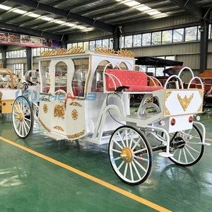 Carroza de Caballos de Lujo de Cuatro Ruedas, Eléctrica, para Turismo, Estilo Real, en Venta, con Color Personalizable - Product Image 3
