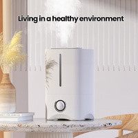 Humidificateur d'air grande capacité 5L, remplissage par le haut, désinfection électrique ultrasonique, humidificateur intelligent pour la maison