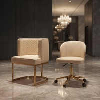 Tabouret de pédicure ergonomique moderne en cuir PU, réglable en hauteur, avec dossier, pour salon de beauté, hôtel et salon. Vente en gros.