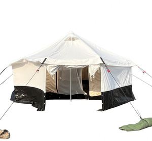 Lona Impermeable Personalizada de 4x4 Metros para Ayuda en Emergencias, Carpa Familiar UN con Dos Vestíbulos, Resistente al Agua y a la Putrefacción - Product Image 1