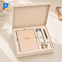 Set de Regalo de Cuaderno Personalizado Premium para Ejecutivos, con Grabado en Relieve con Lámina Dorada, Cuero Genuino, Ecológico, MOQ Bajo