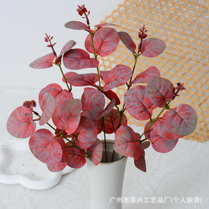 Planta Artificial de Eucalipto Laixing de 36 cm, Flor de Seda para Decoración del Hogar y Bodas - Product Image 3