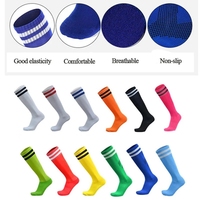 Chaussettes de Sport pour hommes, au dessus du genou, longues et simples, nouveau Design, 2020