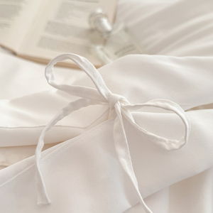 Draps de lit en coton blanc toutes saisons Drap de lit pour bébé Percale respirante pour un sommeil frais - Product Image 5
