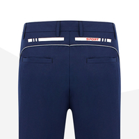 Vente en gros personnalisée haute extensible affaires Spandex solide gris golf sport droit pantalons longs pour hommes Knickerbockers culottes