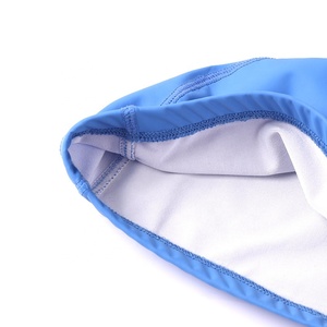 <span class=keywords><strong>Bonnet</strong></span> <span class=keywords><strong>de</strong></span> <span class=keywords><strong>bain</strong></span> personnalisé en spandex pour enfants, <span class=keywords><strong>tissu</strong></span> élastique doux, motif dessin animé, couche enduite PU <span class=keywords><strong>imperméable</strong></span>, écologique pour garçons - Product Image 5