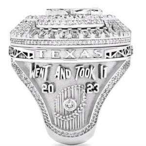 Bague de championnat des Texas Rangers, en alliage plaqué, bijoux commémoratifs de baseball, unisexe - Product Image 4