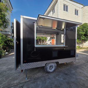 Carrello per Caffè e Succhi all'Aperto, Carretto per Hot Dog, Rimorchio per Pizza e BBQ, Produttore di Cucine Mobili, Camion Gelateria, Food Truck <span class=keywords><strong>Medallo</strong></span> - Product Image 1