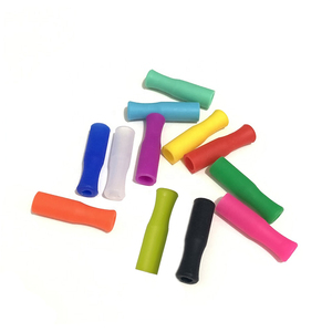 Coperchi in silicone colorati per cannucce in metallo da 6 mm, adatti per cannucce in acciaio inossidabile da 6 mm di larghezza - Product Image 1