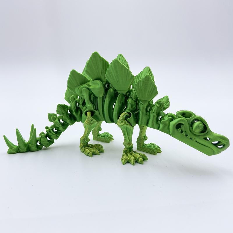 18cm de largo amarillo-verde Stegosaurus