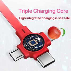 Ios安卓c型手机存储充电线定制Logo马卡龙支架数据线企业促销礼品 - Product Image 5