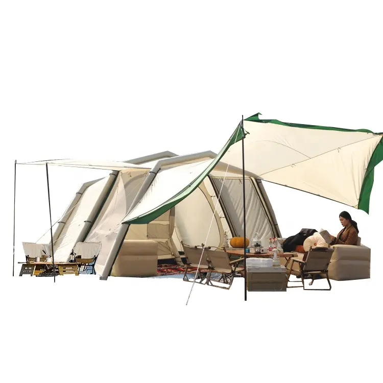 हिमालय Yunmu सुरंग Inflatable तम्बू उत्तम डेरा डाले हुए आउटडोर एक कमरे में एक हॉल पनरोक तम्बू