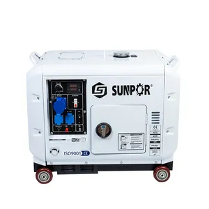 Generator daya Diesel senyap 1 fase pendingin udara dengan harga terbaik