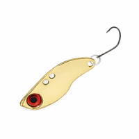 1pc Mini VIB Spoon Lure Set 3g 4g 5g Micro Leurre de pêche métallique pour Poisson-chat, Saumon, Maquereau, Bar, Tilapia, Eau salée et Eau douce