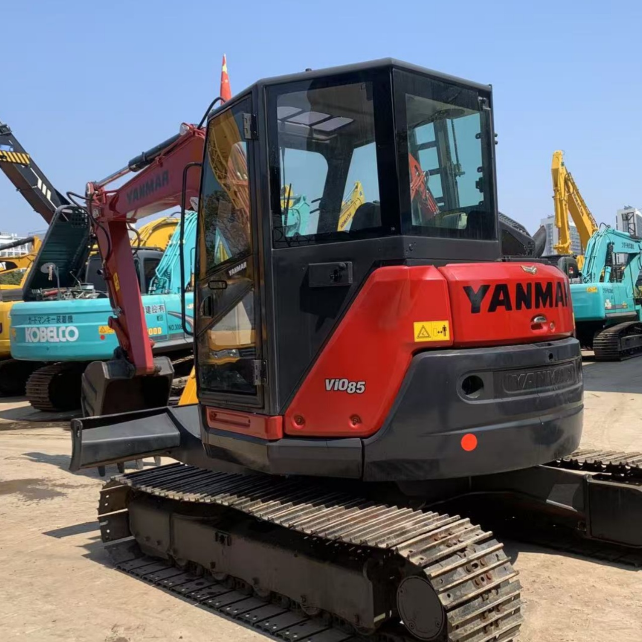 Yanmar 85, Подержанный, хорошее состояние, японская гидравлическая гусеница, 8ton, Yanmar 85, б/у мини-экскаватор