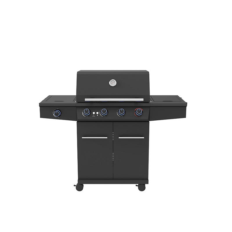 เตาย่างแก๊ส 4+1 สีดำ