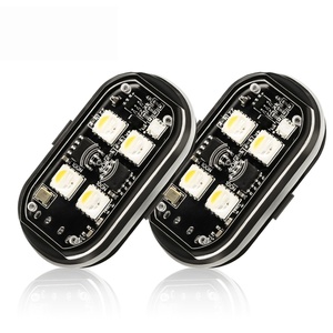 Luz LED Inalámbrica Universal de 7 Colores con Carga USB, Control Remoto, Luz Ambiental para Aeronaves, Motos y Automóviles, 12V 10W - Product Image 6