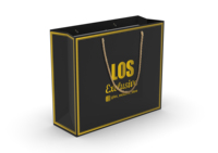 Bolsas de papel estilo europeo Bolsa de compras Logotipo personalizado Lujo
