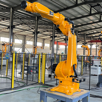 Robot Penanganan Industri 6 Axis, Beban Angkut 220kg, Jangkauan 3200mm, Lengan Robot untuk Palletizing, Pemuatan, Pembongkaran, dan Transfer Material