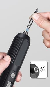 High-<b>Torque</b> Rechargeable Electric <b>Screwdriver</b> Set Mini Household Tools with Industrial Grade Battery-Powered Handheld Power Tool - Product Image 4
