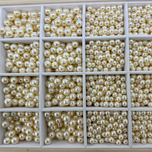 5818 Chất Lượng Tốt K5 No-Peel-Off 2-16Mm Nửa Khoan Bông Tai Giả Thủy Tinh Ngọc Trai Vòng Lỏng Ngọc Trai Hạt - Product Image 6
