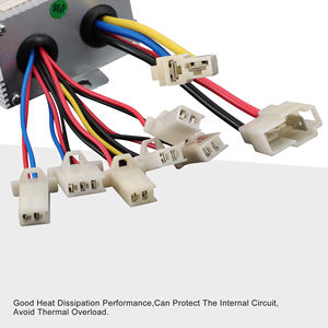 GOOFIT Régulateurs <span class=keywords><strong>de</strong></span> <span class=keywords><strong>vitesse</strong></span> <span class=keywords><strong>de</strong></span> moteur à brosse DC 36V 500W <span class=keywords><strong>pour</strong></span> scooter électrique Tricycle Brosse E-Bike Bicycle - Product Image 4