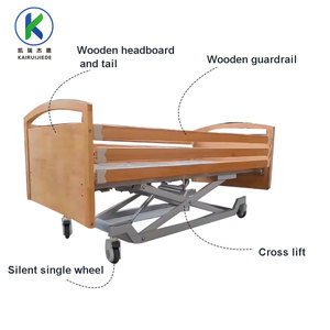 Lit médical en bois pour les soins à <span class=keywords><strong>domicile</strong></span>, lits d'hôpital en bois pour les soins infirmiers à <span class=keywords><strong>domicile</strong></span>, lit de soins pour les <span class=keywords><strong>personnes</strong></span> âgées - Product Image 2