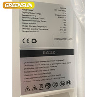 Batterie solaire Lifepo4 basse tension Greensun avec garantie de 10 ans, 51,2 V, 200 Ah, 314 Ah, 16 kWh, 20 kWh, 30 kWh pour système d'énergie solaire