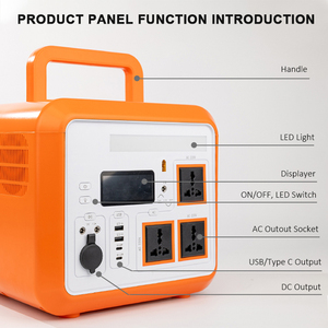 Tuoming 1200W 1500W All In One Outdoor Camping Home <b>Backup</b> <b>Battery</b> Lifepo4 Solar Portable Power Station - Product Image 3