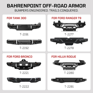Accessoires pour camionnettes tout-terrain 4x4 BahrenPoint, pare-chocs avant en acier carbone, barre de protection, pare-chocs pour Ford Ranger T9 <span class=keywords><strong>2023</strong></span>+ - Product Image 5