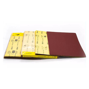 Carta vetrata all'ossido di alluminio 9*11 pollici rosso impermeabile abrasivo umido/asciutto carta alta 1mm personalizzabile OEM rettangolo - Product Image 5