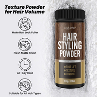 Marque distributeur Poudre coiffante texturante Poudre volumisante Cire pour homme et femme