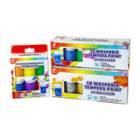 Set de peinture acrylique multicolore ultra propre lavable Dernier kit de peinture
