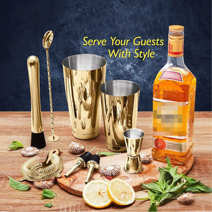 Ensemble de shaker à cocktails Boston 10 pièces, <span class=keywords><strong>kit</strong></span> de mixologie pour <span class=keywords><strong>barman</strong></span>, shaker à martini en acier inoxydable pour bar - Product Image 5