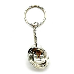 Polish Chrome Construction Helmet Designer <b>Custom</b> <b>Keychain</b> Logo Manufacturing - Product Image 2
