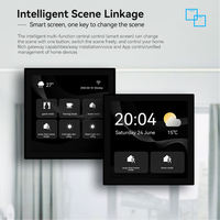Panneau de contrôle d'automatisation de la maison intelligente Linux avec écran OLED de 4,0 à 4,9 pouces, WiFi/Zigbee, application Tuya Smart Life, commande vocale Alexa Google Home