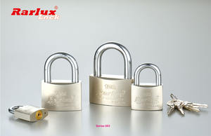 Candado de Seguridad Industrial Rarlux, Duradero, de 32-75 mm, Alta Seguridad, Niquelado, Tipo Grueso, con Llave Cruzada, Cilindro de Latón, Candado de Bloqueo de Hierro - Product Image 6