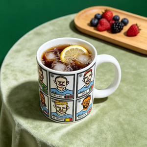 Taza <span class=keywords><strong>de</strong></span> Cerámica con Caricatura del Manchester City FC, 11oz 360 °   Taza <span class=keywords><strong>de</strong></span> Café con Diseño <span class=keywords><strong>de</strong></span> Haaland y <span class=keywords><strong>De</strong></span> <span class=keywords><strong>Bruyne</strong></span> para Fanáticos del Fútbol - Product Image 3