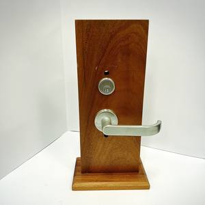 Manija Moderna de Níquel Satinado para Puerta de Entrada/Interior de Dormitorio, Juego de Cerradura de Embutir Comercial - Product Image 6