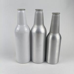 Empty <strong>Non</strong> <strong>Alcoholic</strong> Aluminum Natural Silver 330ml Eco Friendly Metal <strong>Whiskey</strong> Screw Top Drink Wine Beverage Bottle Manufacturer - Product Image 4
