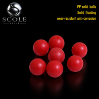Bille en plastique PP personnalisée, bille à roulement en PP solide 8 mm 7,8 mm, fabriquée avec précision pour pompe
