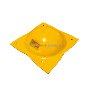 Señal de Advertencia de Seguridad Vial de Alta Visibilidad, Reflectante, de Plástico, Tipo Ojo de Gato, Duradera, de 2 Tiempos - Product Image 1