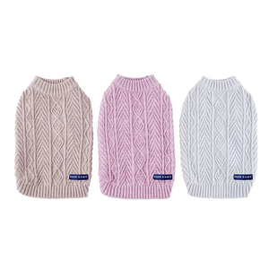 Vintage Christmas Warm Soft Winter Pet Hand Made <strong>Dog</strong> <strong>Jumper</strong> Crochet <strong>Pattern</strong> <strong>Free</strong> Red <strong>Dog</strong> Clothes Pet Accessories - Product Image 2