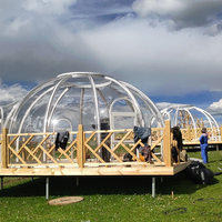 Tente de chapiteau de 6M de diamètre géométrique, tente de dôme Portable, Structures de jardin, Igloo, tente de dôme géométrique 10x10