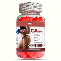 Gummies OEM Black Maca Plus pour des fesses volumineuses et des courbes extrêmes, à base de racine de Maca noire pour améliorer la vitalité chez les hommes et les femmes, booster des fesses