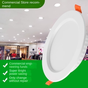 3W5W7W Ultrafino 220V LED Rejilla Downlight Lámpara de techo redonda empotrada Gabinete de cocina interior Foco Panel LED interior - Product Image 4