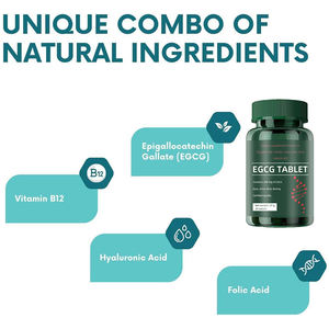 Supplément à base de plantes OEM <span class=keywords><strong>EGCG</strong></span> Comprimé Extrait de thé vert Fabricant de compléments alimentaires - Product Image 2